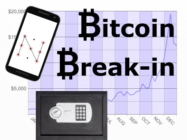 A graph, a safe, and a locked mobile phone