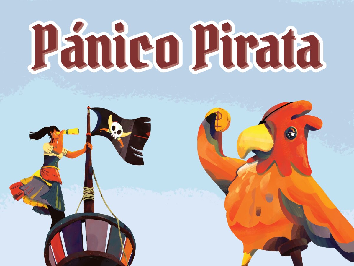 Un pirata en la cofa con un loro